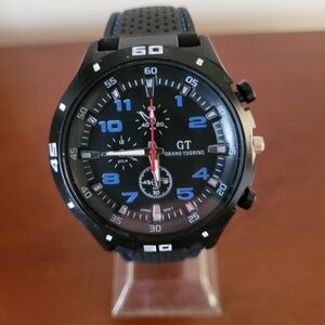 Brand New Black & Blue GT Grand Touring Men's Watch